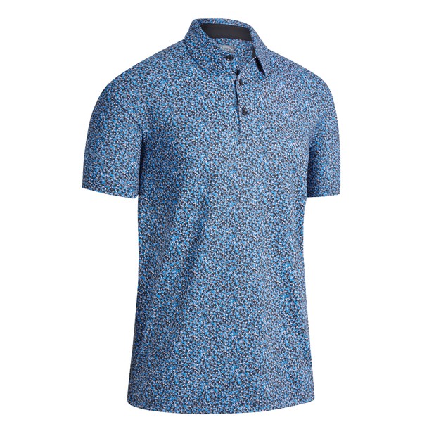 Callaway Mens All Over Mini Floral Printed Golf Polo 